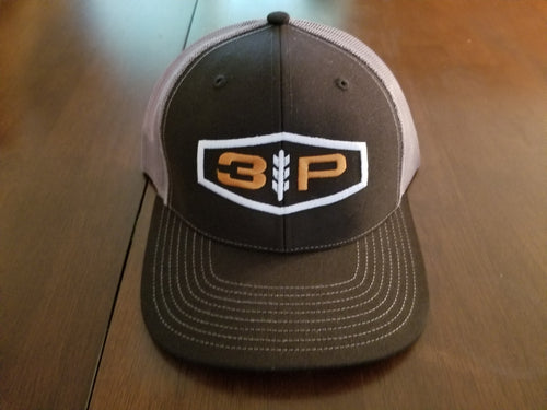 3plains 3P Orange/Black Snapback Hat